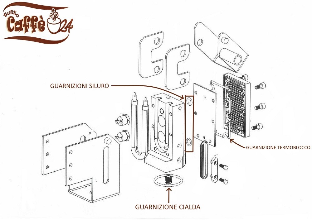 Kit Guarnizioni Didiesse Frog per Macchina da Caffè foto 3