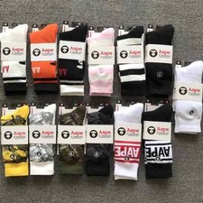 Aape BY BATHING APE Men Women Unisex Socks Size L