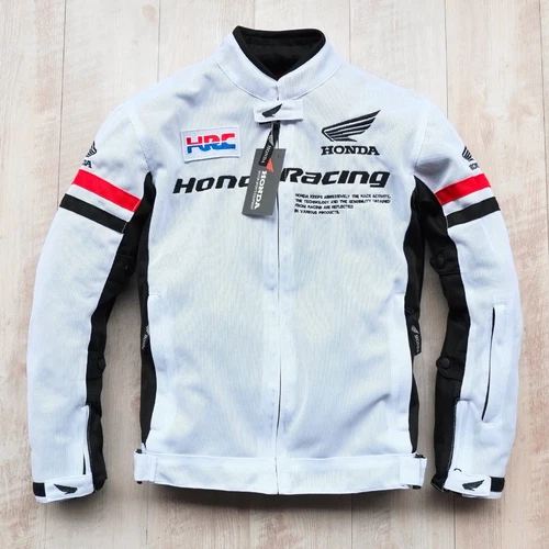 NEW Honda Mesh Breathable Motorcycle Riding Suit Motorcycle Jacket Racing UK -*/ - Picture 1 of 8