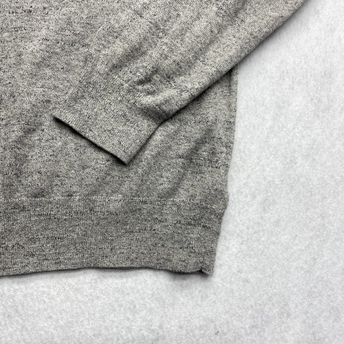 J Crew Sportsman Sweater Mens Large Gray 1/4 Zip Cotton Long Sleeve Casual - Picture 9 of 15