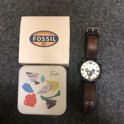 FOSSIL Chronograph Watch JR1390 Vintage 