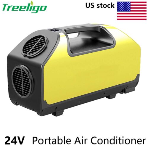 24V Electric Portable Air Conditioner Outdoor Mini Tent Camping Air Conditioning - Picture 1 of 13