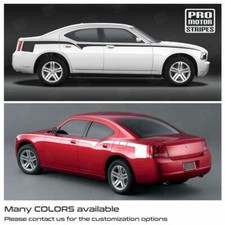 Dodge Charger 2006-2010 Full Length Side Accent Stripes Decals Choose Color