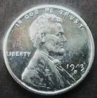 USA 1943s ERROR DAMAGED (4) STEEL CENT  FREE SHIPPING