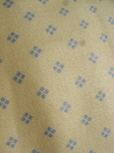 Interior Fabric Design Yellow & Blue Print Pattern Dupont Teflon 11+ Yards - 第 12/12 張圖片