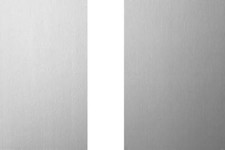 (B1)SILVER Effect Bonnet Stripes Twin 4m x15cm(13'x6") fits RENAULT