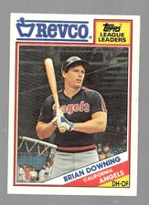 1988 Topps Revco Brian Downing Angels #23 NRMT