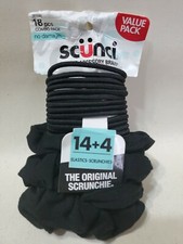 Scunci Elastics- Scrunchies 18 pcs combo package. The Original Scrunchie.