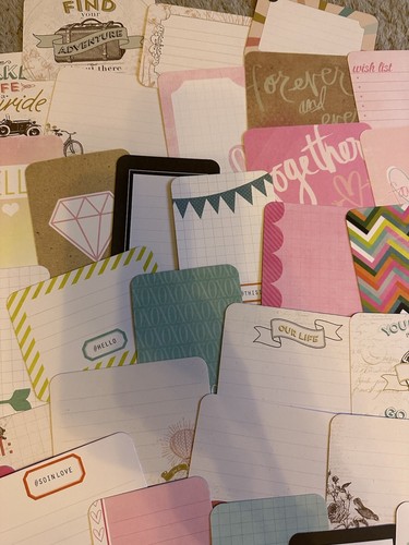 Project Life Becky Higgins Cards X 50 Scrapbooking Journal - Picture 3 of 4