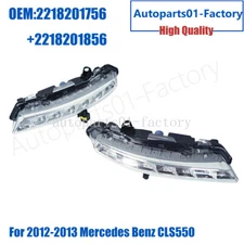 1Pair Fog Lamp LED Daytime Running Light For 2012-2013 Mercedes Benz Cls550