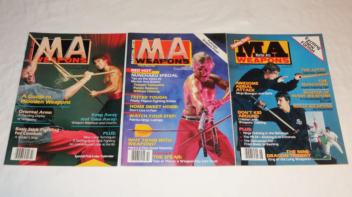 3 Martial Arts Weapons Magazines Eric Lee Robert Bussey Stephen