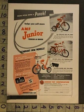 1954 BICYCLE TRICYCLE VELOCIPEDE AMF JUNIOR SKY SIDEWALK TRIKE HAMMOND IN ADTM24