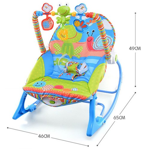 Baby Infant To Toddler Vibration Bouncer Rocker Swing Chair Soothing Music Toys - Picture 7 of 29