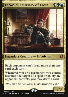 Foil Leovold, Emissary of Trest Conspiracy: Take the Crown Regular MTG