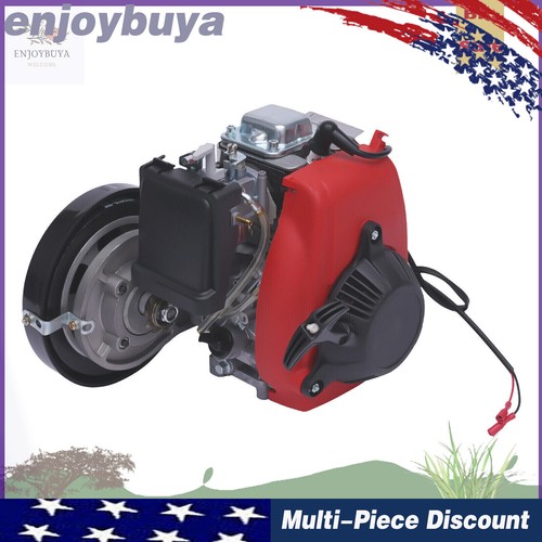 4 Stroke Bike Engine Motor Kit 49 CC Gas Petrol Motorized Bicycle Scooter Belt - Picture 8 of 23