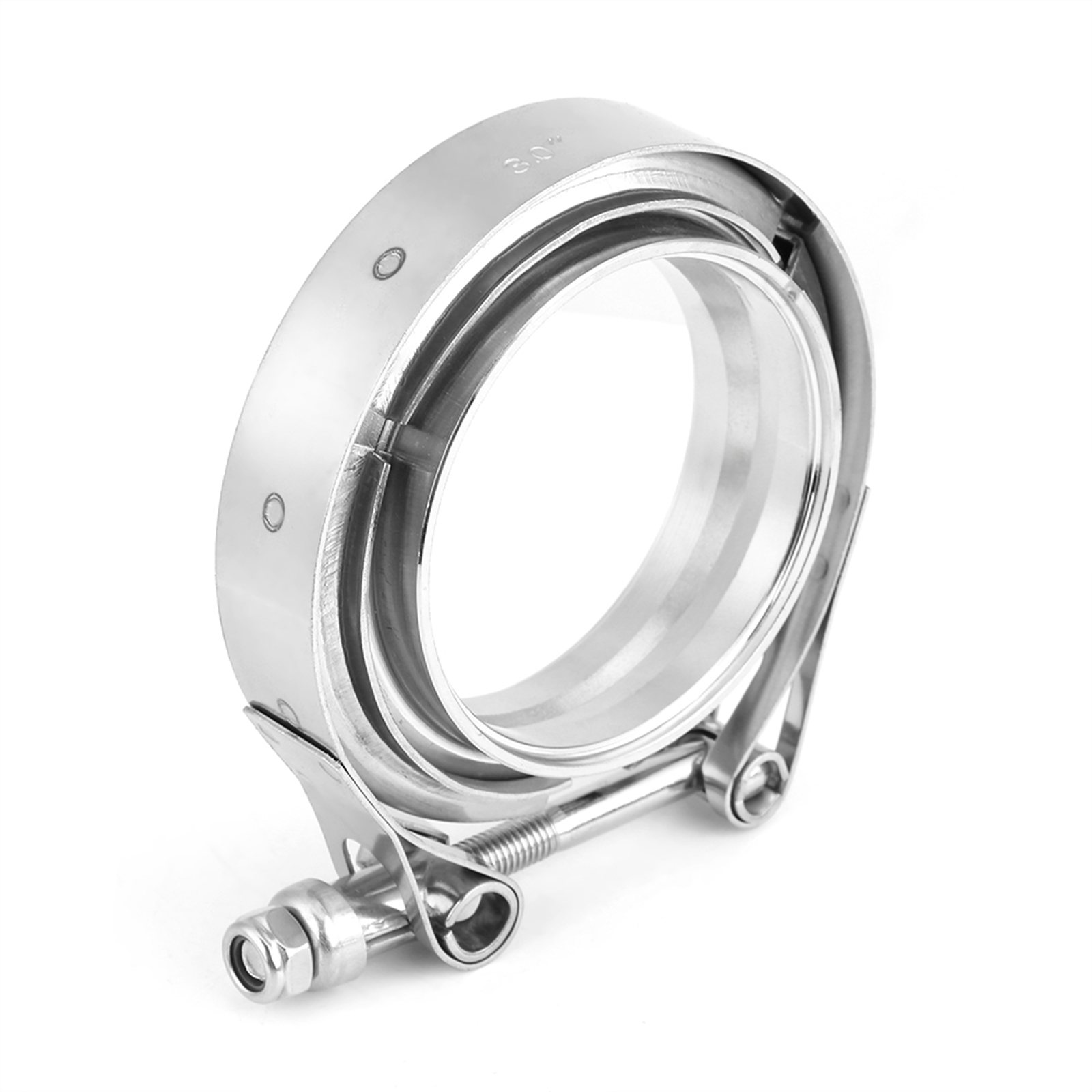 2Pcs 3'' Inch VBand Flange For Turbo Exhaust Downpipes Mild Steel