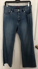 JAG Brand Women 14 Jeans 97% Cotton 3% Spandex Wide Leg Mid Rise