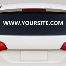 Domain Website Business Car Window Sticker Decal Vinyl Advertising Vehicle