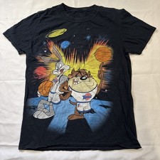 Rare Vintage unisex The Looney Tunes Space Jam Tune Squad T Shirt Size Medium