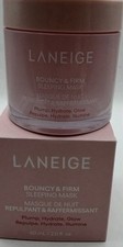 LANEIGE Bouncy Firm Radiance Boosting Sleeping Mask with Peony Collagen 2. oz