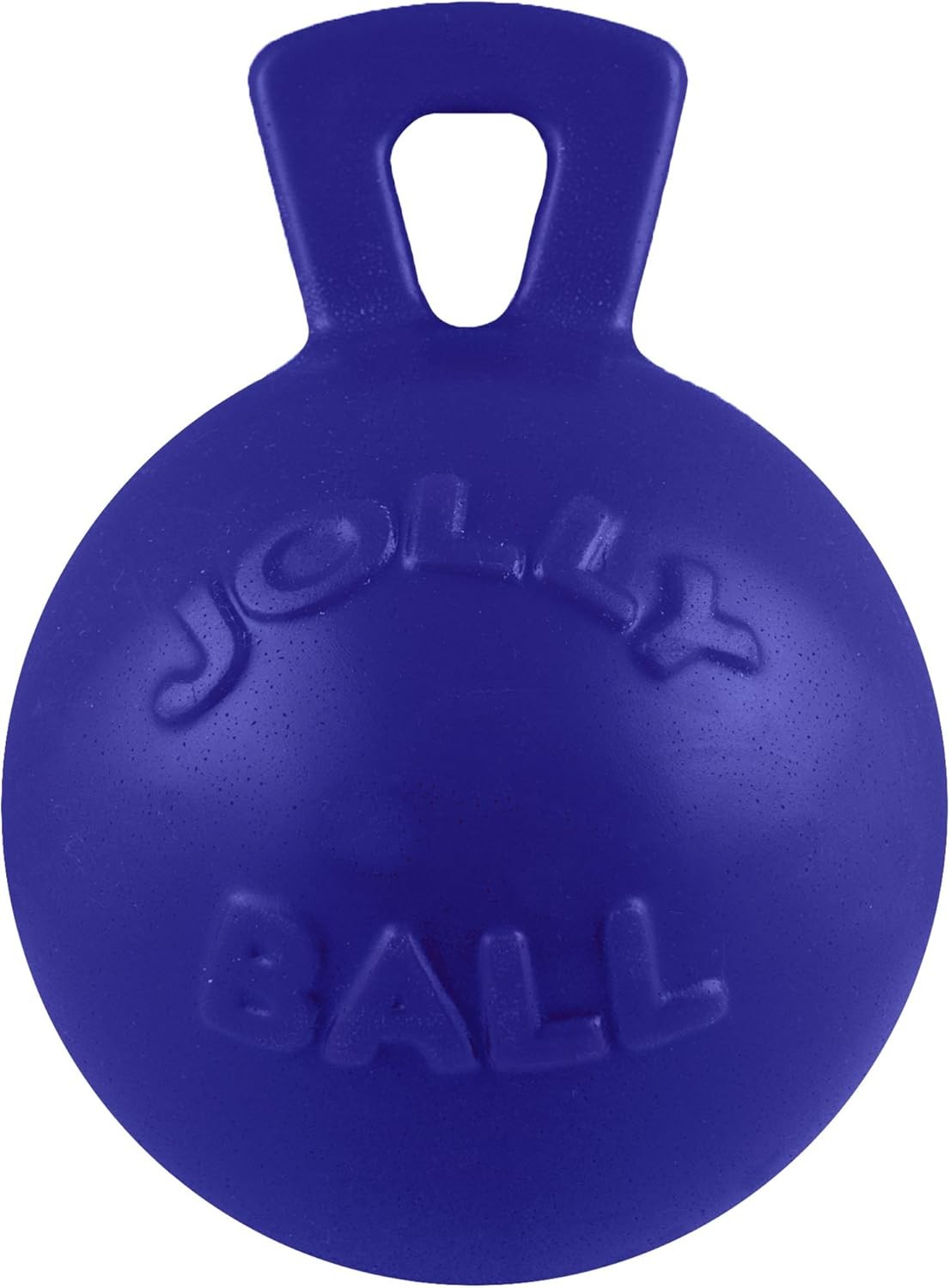 Jolly Pets Tug-n-Toss Heavy Duty Dog Toy Ball with Handle, 4