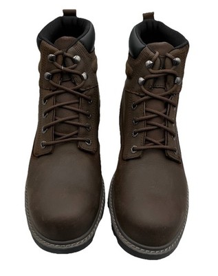 Wolverine Floorhand WP Waterproof Work Boots Men's 11 Brown Leather Soft Toe