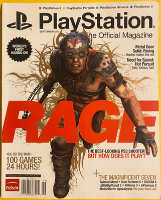 RAGE playstation THE WASTED cover 1/4 TWISTED METAL gran turismo 5 SOCOM ps3