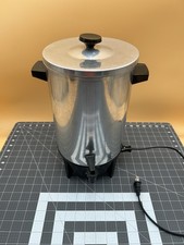 West Bend Caffettiera Atomic Acciaio Inox 30 Tazze Percolatore 19308