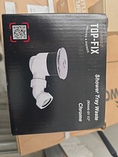 Top-Fix Chrome Shower Tray Waste With Elbow 40mm