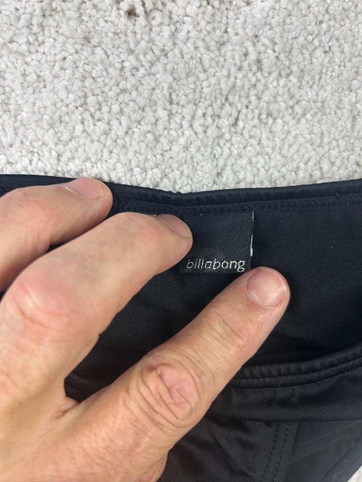 Parte inferior de bikini Billabong para mujer pequeña negra X320A0BP natación corbata lateral surfista playa Foto 3 de 4