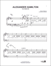 Lin-Manuel Miranda Signed Autograph Alexander Hamilton Sheet Music w/ JSA COA