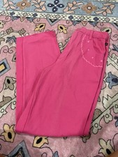 Vintage wrangler pink high waisted pants size 7/8