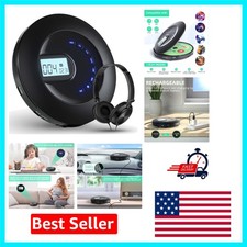 Compact Portable CD Player - 16 Hours Playback, LCD Display  Backlight