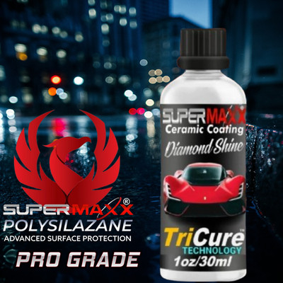 SUPERMAXX POLYSILAZANE CERAMIC CAR COATING '5 YEAR' SCRATCH RESISTANT PROTECTION