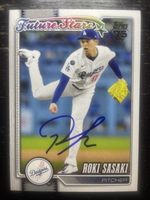 2026 Topps Series 1 - Future Stars Roki Sasaki #66 - Raw Auto No COA