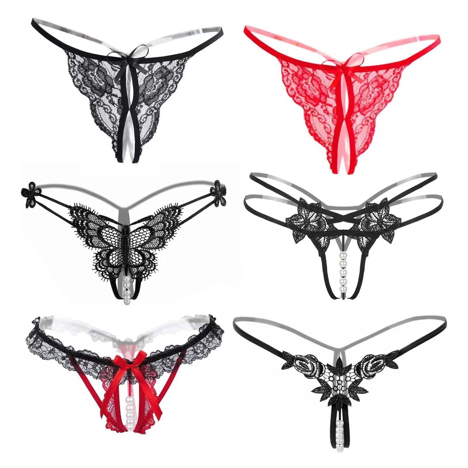 KAYEF Lingerie, Lingerie da Donna in 6 Pezzi, Set di Corde Lingerie da (l7a)