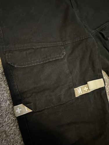 Marithe Francois Girbaud Men’s Vintage Shuttle Tape Baggy Fit Black Jeans(40x34) - Picture 7 of 16