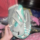 Rawlings WPL11GM 11in Left Hand Basket Web Glove Baseball Gray/Teal — photo 1