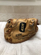 SSK Dimple Broken In Tight Fit Game Ready 34” Softball Catchers Mitt Left🤚Throw