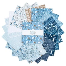 Winter Magic 10" Stacker – 42 Precut Quilt Squares – Riley Blake Fabrics