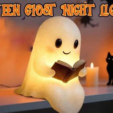 Halloween Ghost 3D LED Luminous Ghost Night Light For Halloween Gifts Party Home