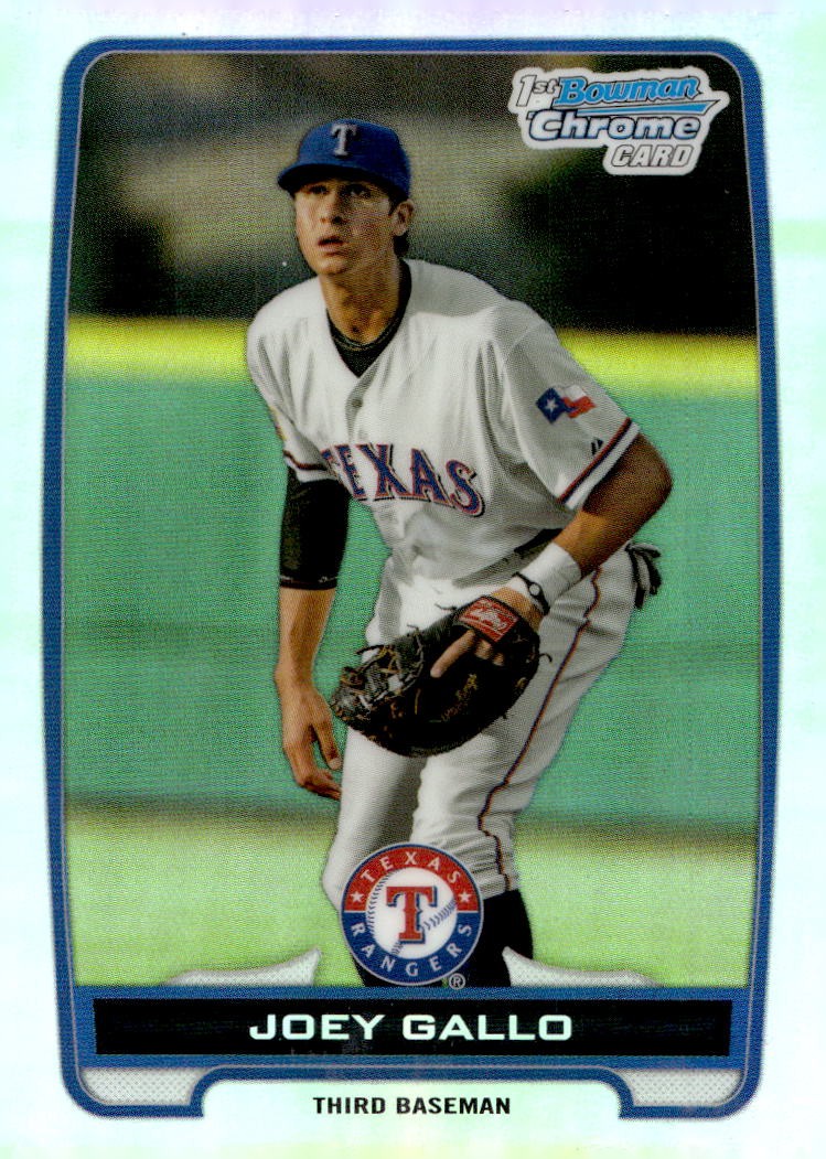 2012 Bowman Draft Picks & Prospects #BDPP32 Joey Gallo Chrome Refractors