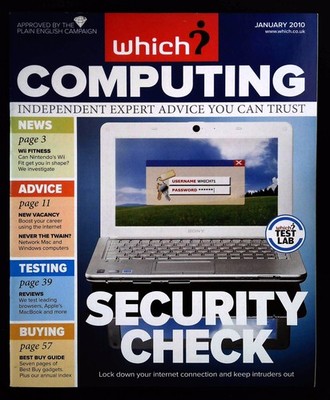 Which? Computing Magazine January 2010 mbox2332 Security Check