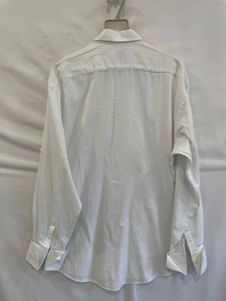 Camisa de vestir blanca V2 by Versace hecha en Italia para hombre talla L 39/15,5 #C12 Foto 2 de 4