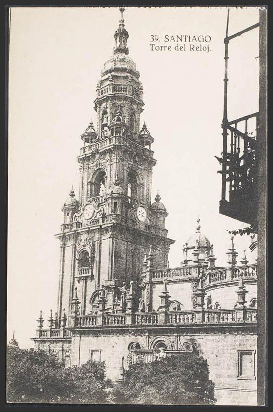 Coruña. SANTIAGO. Cattedrale. Torre Del Reloj.