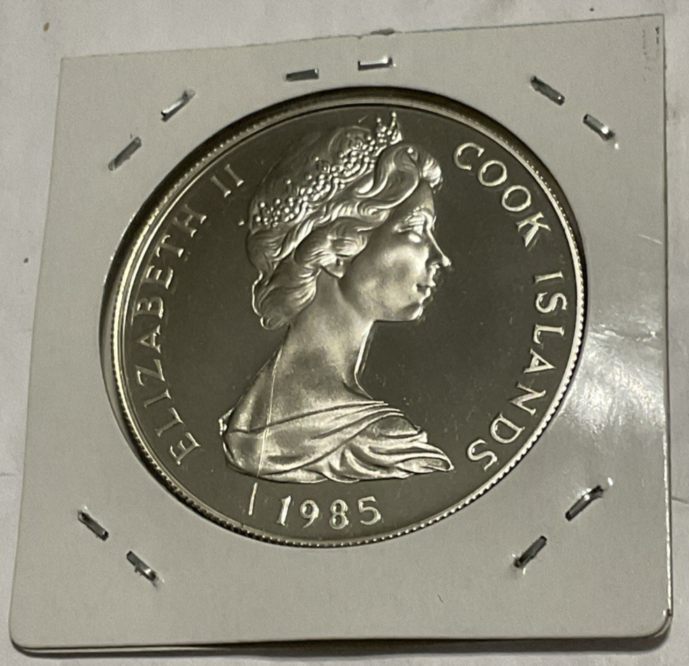 1985 .925 Silver Proof Cook Islands $1 
