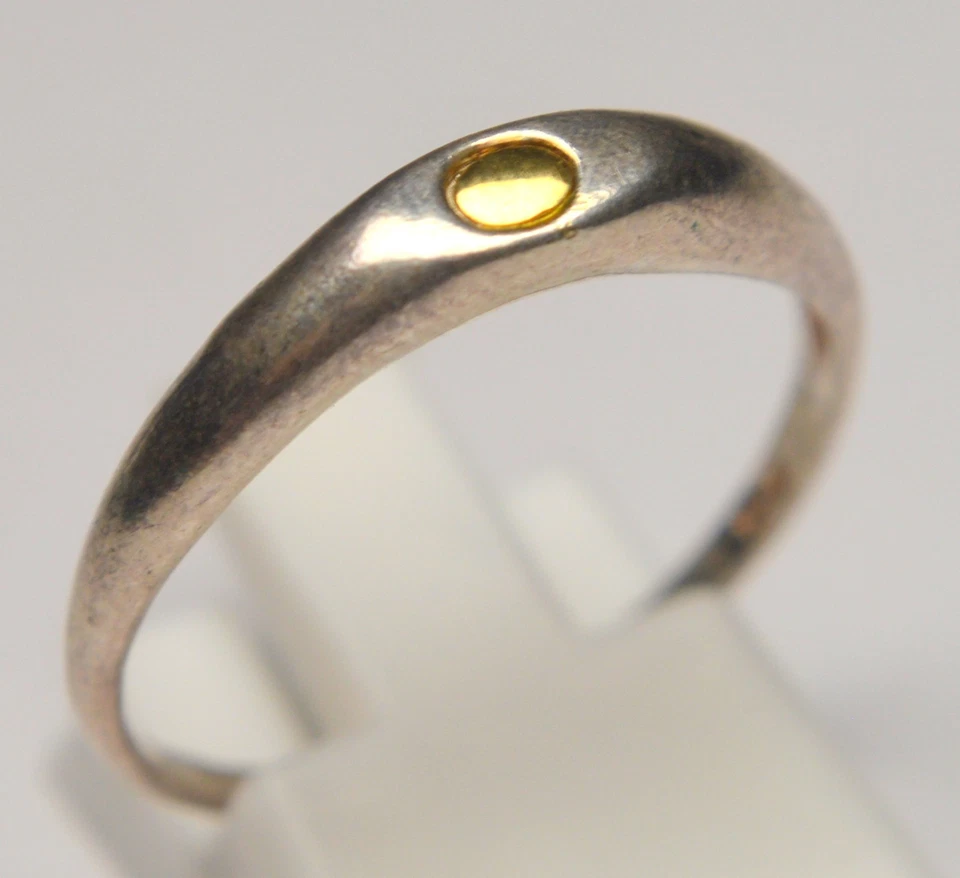 925 STERLING & 14K GOLD DESIGNER RING - Image 2 of 4