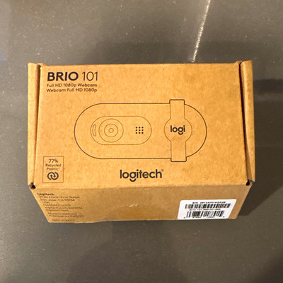 Logitech BRIO 101 1080p Full HD 30fps USB-A Webcam Privacy Shutter Black