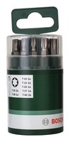 Bosch ZubehöR Schrauberbit-Set Standard FüR Innen-Torx-Schrauben, 10-Teilig