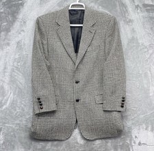 Brooks Brothers Blazer Men's 40R Wool Glen check Sport Coat Jacket suit Italy